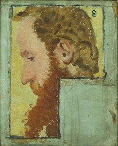 エドワール・ヴイヤールの肖像1868-1940、1891 作： Pierre Bonnard