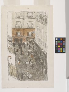 ヴュー・ダンオー通り 作： Pierre Bonnard