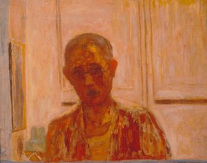 鏡の中の自画像 作： Pierre Bonnard