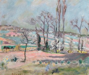 春の風景 作： Pierre Bonnard
