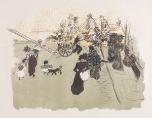 街角 作： Pierre Bonnard
