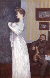 タディー・ナタンソンとミシア 作： Pierre Bonnard