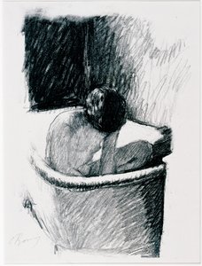 The Bath, c.1925 (litho)