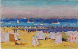 ビーチ（アルカション）、1922年頃（キャンバスに油彩）