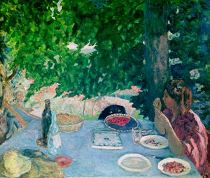 チェリータルト、1908 作： Pierre Bonnard