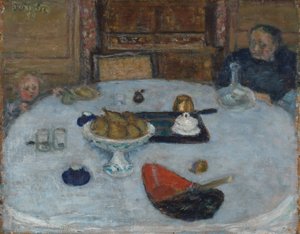 食事、1899 作： Pierre Bonnard
