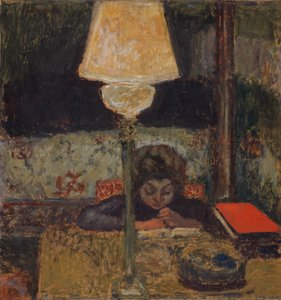 石油ランプ、c.1898-1900 作： Pierre Bonnard