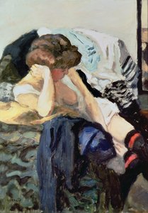 レッドサスペンダー 作： Pierre Bonnard