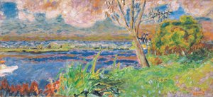 ヴァーノンのセーヌ、1923年頃（キャンバスに油彩） 作： Pierre Bonnard