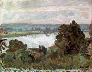 ヴァーノン近郊のセーヌ川、1911年。 作： Pierre Bonnard