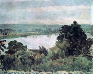 ヴァーノン付近のシエーネ、c1911 作： Pierre Bonnard
