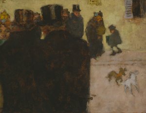 冬の街並み 作： Pierre Bonnard