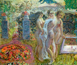 三美神、1908 作： Pierre Bonnard