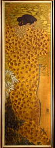 バスローブ ピエール・ボナール（1867-1947）による布地に描かれた絵画 1892 Nabis Dim.1.5x0.5 m パリ、オルセー美術館