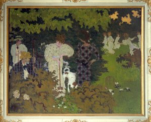 トワイライトまたはクロケットパーティー 作： Pierre Bonnard