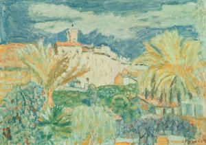 ルカンネの眺め、1920 作： Pierre Bonnard