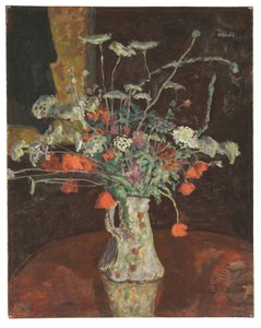 野の花、アンベルとポピー 1912年頃（油彩・キャンバス） 作： Pierre Bonnard