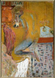 女性のトイレ 作： Pierre Bonnard