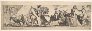 バッカナル、1615–42。 作： Pierre Brebiette