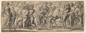 バッカナール、1610–42。 作： Pierre Brebiette