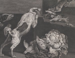 犬と静物、1778