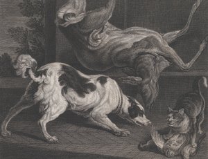 犬と静物、1778