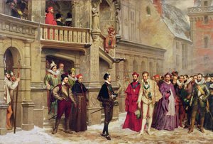 アンリ3世とドギース公爵、1855年 作： Pierre Charles Comte
