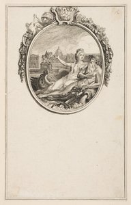 ルイ 15 世の騎馬像の落成式、1766 年。 作： Pierre Chenu
