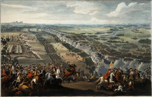 1724年以降、1709年6月27日のポルタヴァの戦い。 作： Pierre Denis II Martin