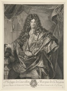 フィリップ・ド・クールシヨン、ダンゴー侯爵 作： Pierre Drevet
