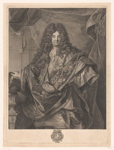 フィリップ・ド・クールシヨンの肖像 Philippe de Courcillon Marquis de Dangeau (オブジェクトのタイトル) 作： Pierre Drevet