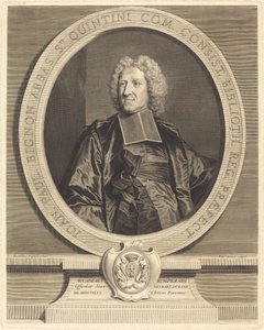 ジャン・ポール・ビニョン、サン・カンタン修道院長 作： Pierre Drevet after Hyacinthe Rigaud