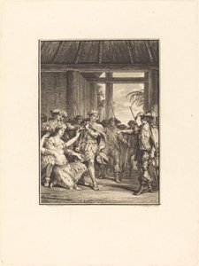 新しい世界の発見 作： Pierre Duflos after Jean Michel Moreau