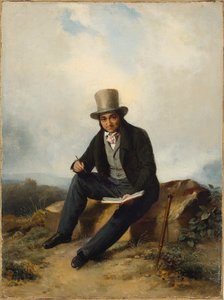 アンドレ・ジョリヴァールの肖像 1787-1851。 作： Pierre Duval Le Camus