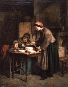 コテージのインテリア 作： Pierre Edouard Frere
