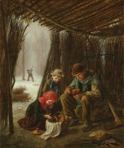 ウッドカッターの食事 作： Pierre Edouard Frere
