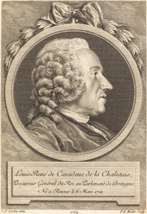 ルイ・ルネ・ド・カラデューク・ド・ラ・シャロテ 作： Pierre Etienne Moitte after Charles Nicolas Cochin II