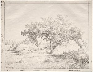 ブラウの桜。 作： Pierre Etienne Theodore Rousseau
