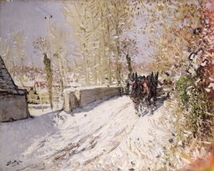 冬の風景 作： Pierre Eugene Montezin