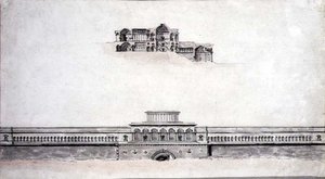 ネオ・クラシカルな宮殿のデザイン 作： Pierre Francois Leonard Fontaine