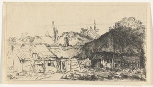 未完成の風景 作： Pierre François Basan (workshop of)