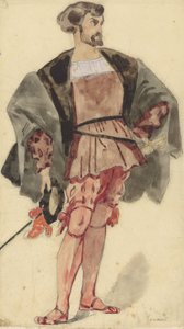 フランソワ1世時代の貴族の衣装研究 作： Pierre François Eugène Giraud