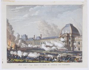 1792年8月10日にチュイルリー宮殿を襲撃、c。 1800