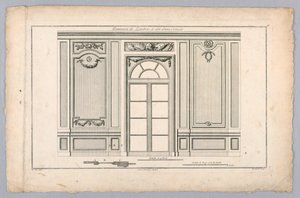 ドア付きウォールインテリア 作： Pierre Gabriel Berthault
