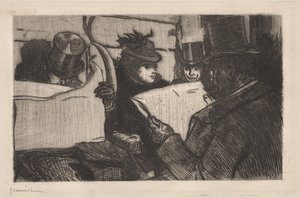 イブニングトレイン 作： Pierre Georges Jeanniot