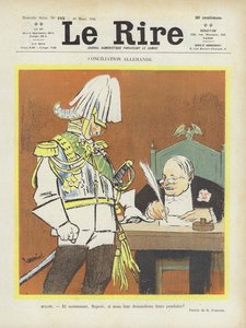 ドイツの調停。ル・リールのイラスト