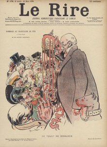 ビスマルクのトースト。ル・リールのイラスト 作： Pierre Georges Jeanniot