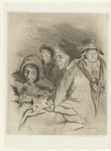 Vier oude vrouwen 古い女性の肖像画 裁判（シリーズタイトル） 作： Pierre Georges Jeanniot