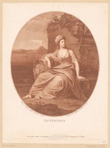 火山の風景の中のアンティークの女性像 注意。 (アイテムのタイトル) 作： Pierre Guillaume Alexandre Beljambe