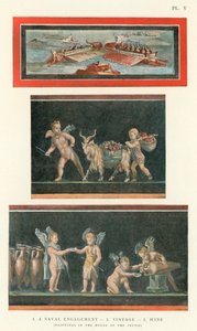 A Naval Engagement, Vintage, Wine (color litho) 作： Pierre Gusman